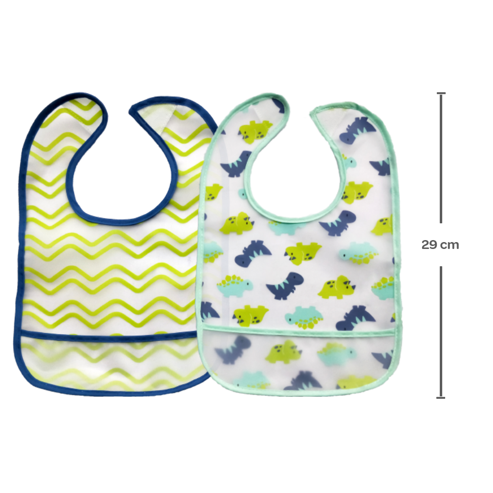 Kit 2 babadores com Bolso