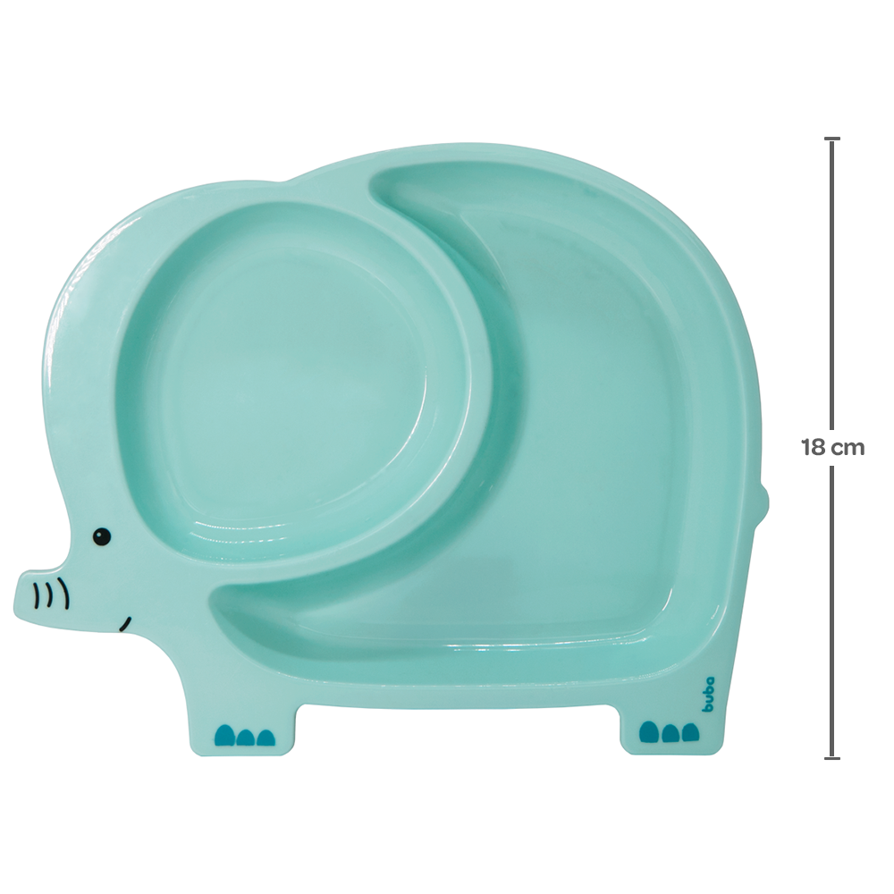 Pratinho com Divisórias Elefante - Azul