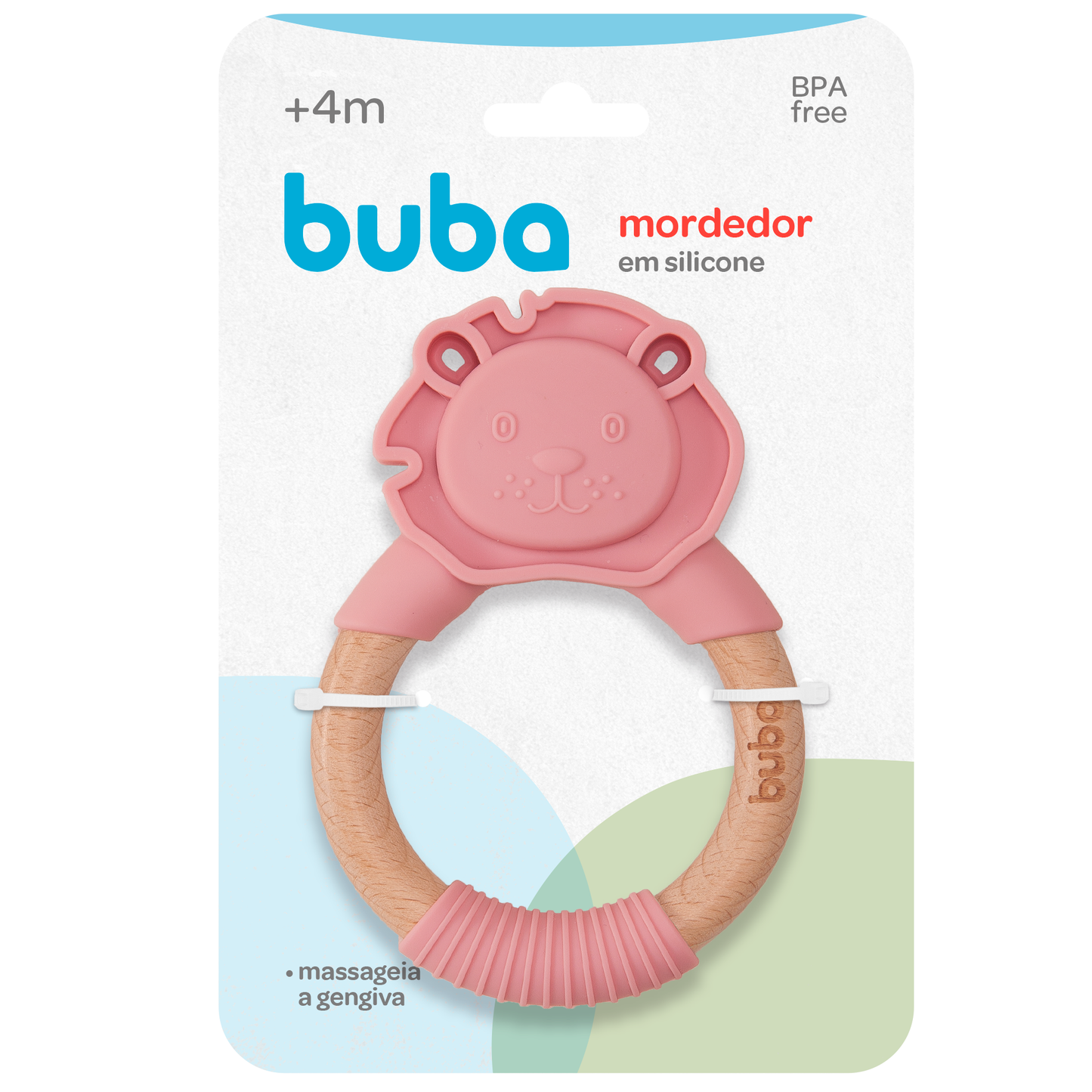 Mordedor em Silicone Rosa