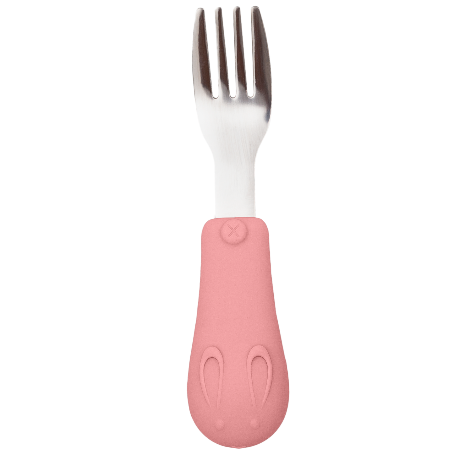 Kit Talher Cabo em Silicone Coelho - Rosa