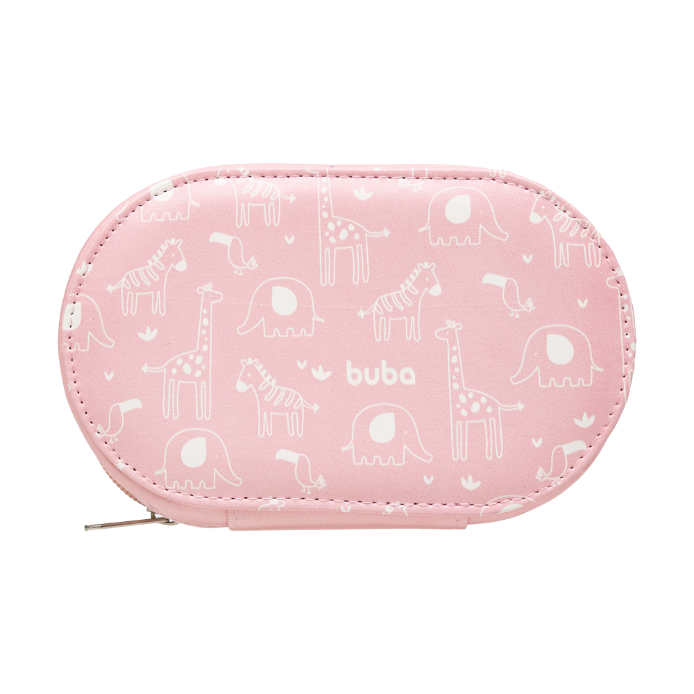 Kit Cuidados com Estojo Rosa