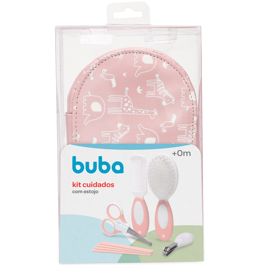 Kit Cuidados com Estojo Rosa