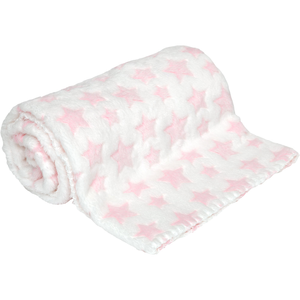 Mantinha com Ursinho Soninho - Rosa