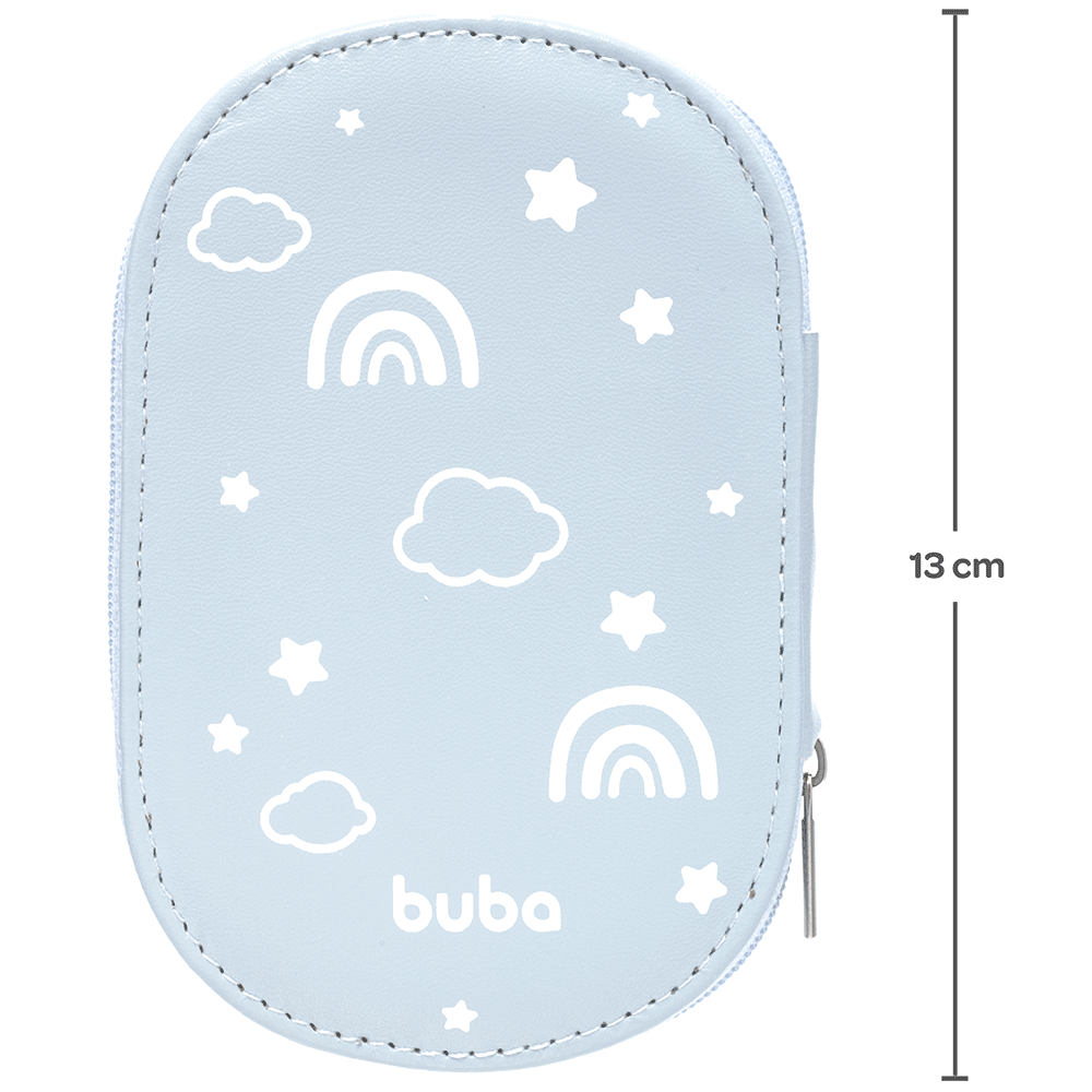 Kit Manicure com Estojo - Azul