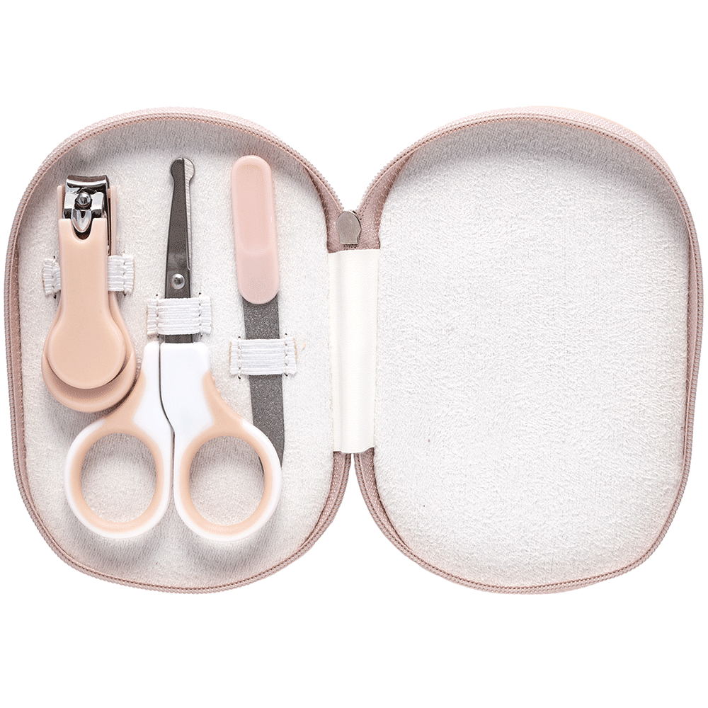 Kit Manicure com Estojo - Rosa