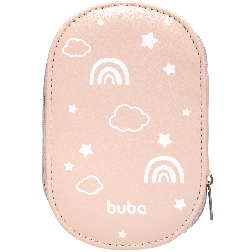 Kit Manicure com Estojo - Rosa