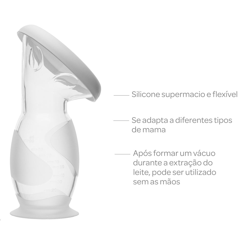 Coletor de Leite Materno em Silicone 90 ml