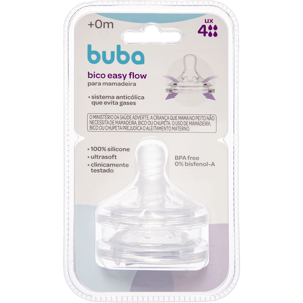 Bico Easy Flow para Mamadeira com 2 unidades