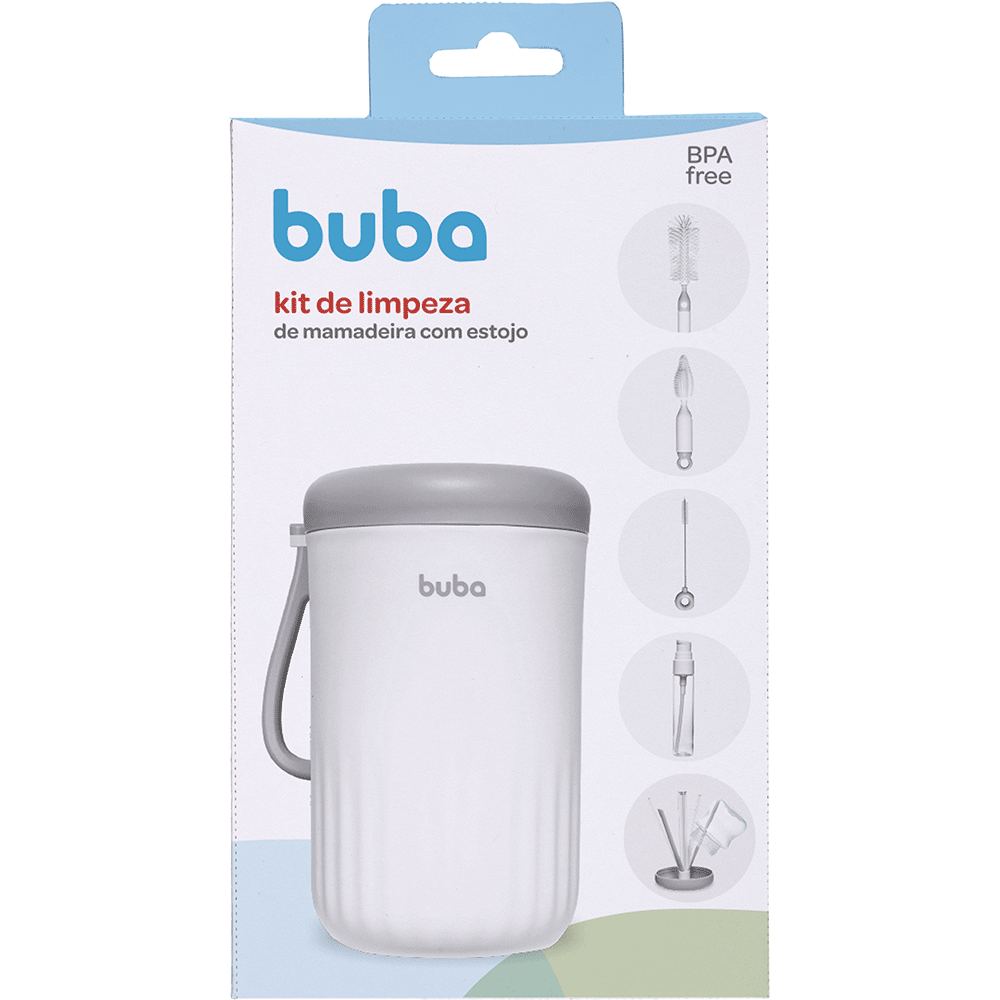 Kit de Limpeza de Mamadeira com Estojo