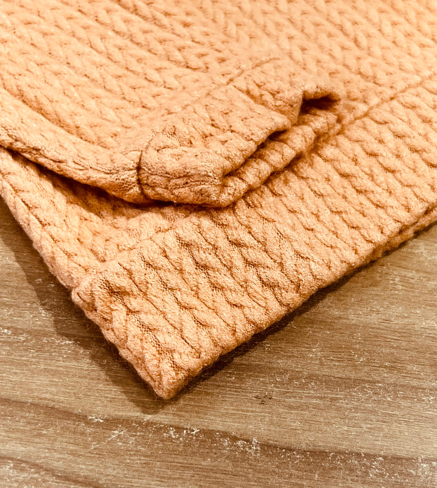 Conjunto Infantil Blusão e Calça Tricô Laranja
