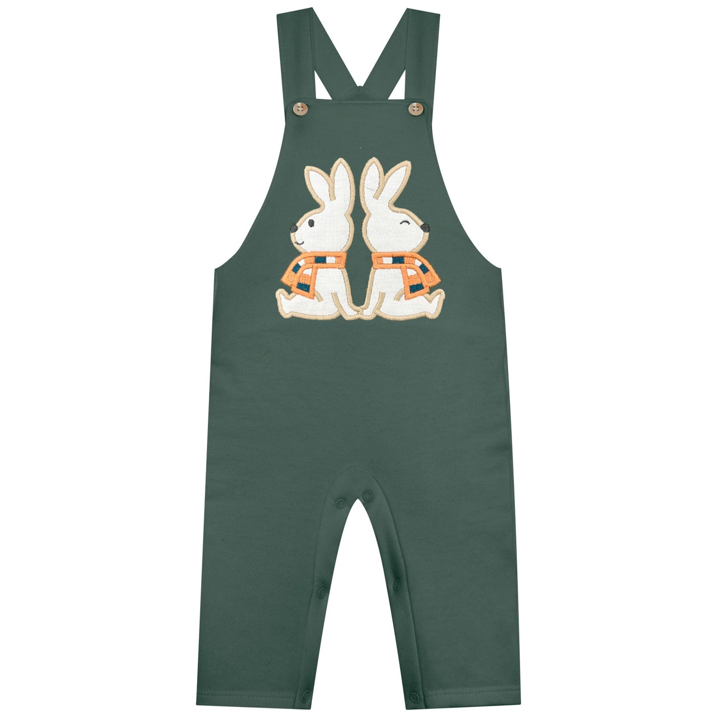 Conjunto Baby Macacão + Body Coelhinho