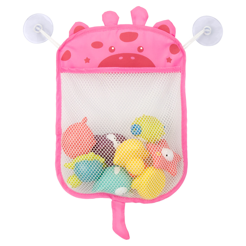 Organizador de Brinquedos de Banho - Rosa