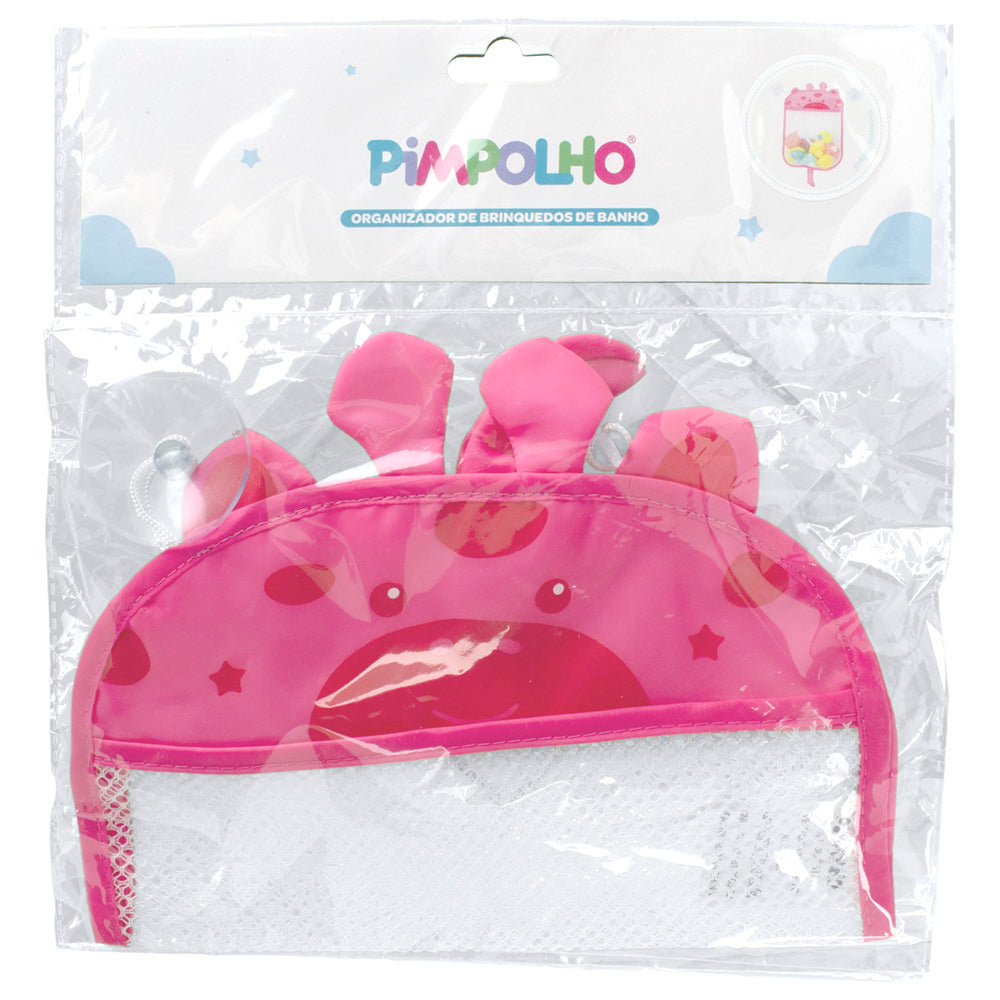 Organizador de Brinquedos de Banho - Rosa