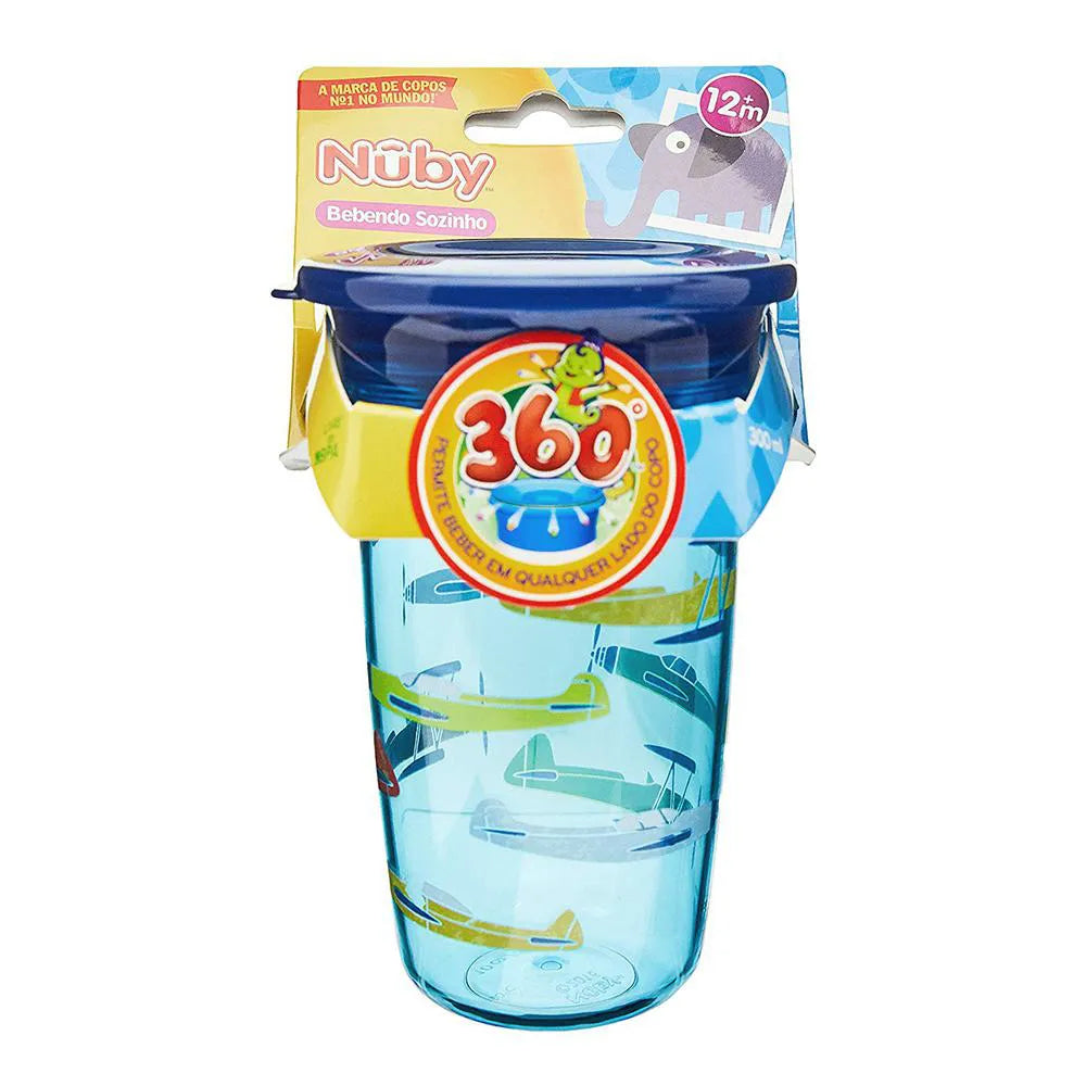 Copo 360º Tritan Estampado 300 ml - Azul