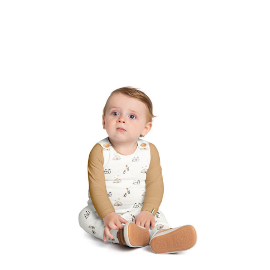 Conjunto Baby Macacão + Body Pinguim