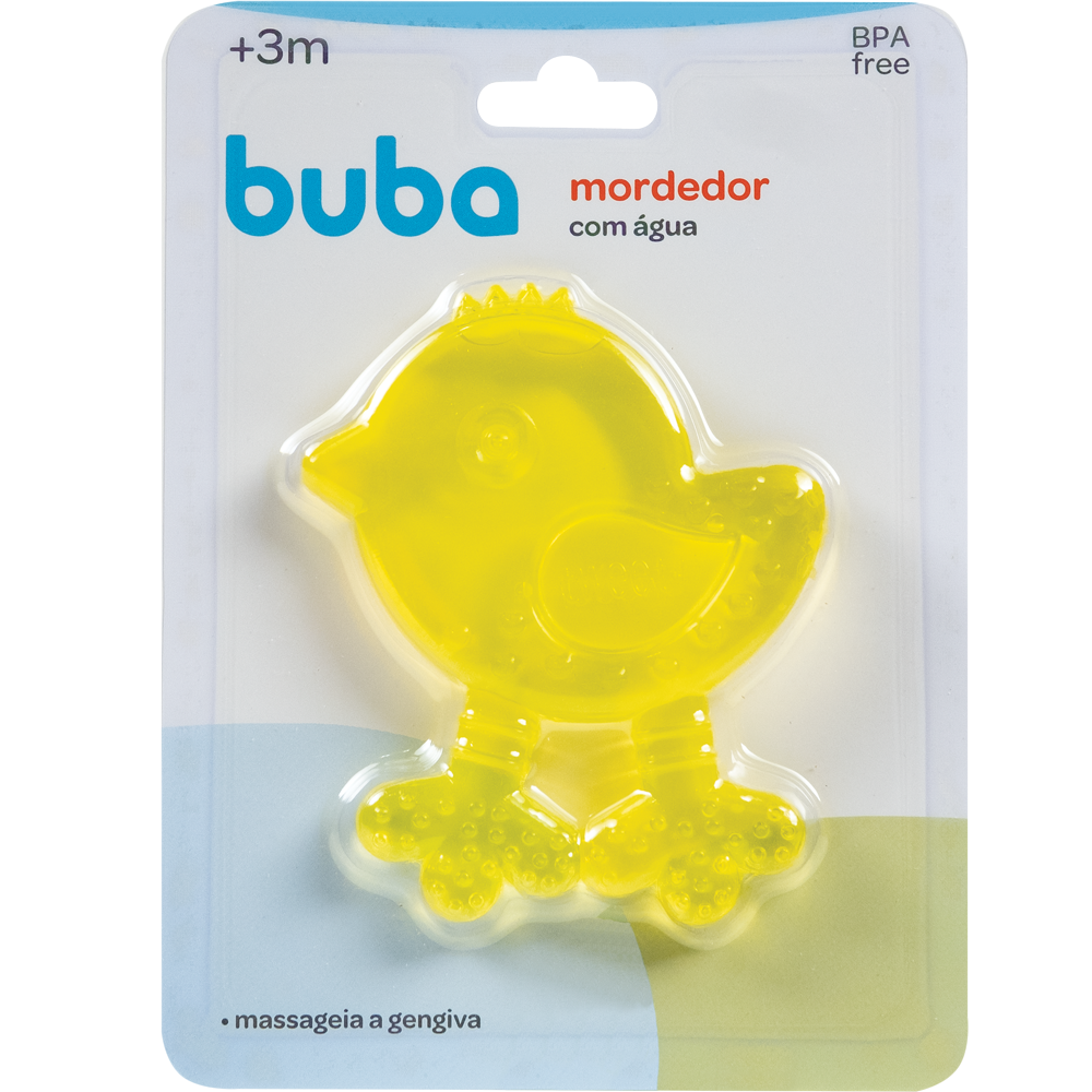 Mordedor com Água Passaro - Amarelo