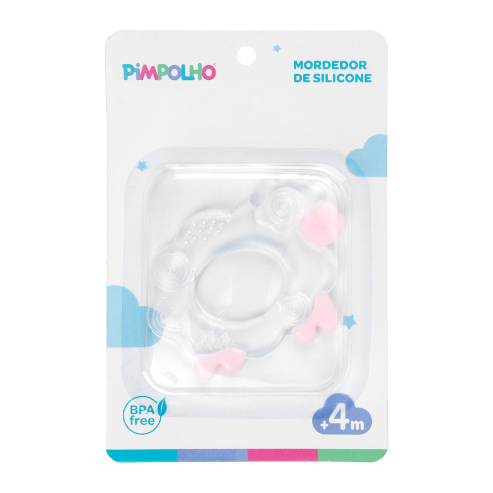 Mordedor Divertido Ovelha Silicone - Rosa