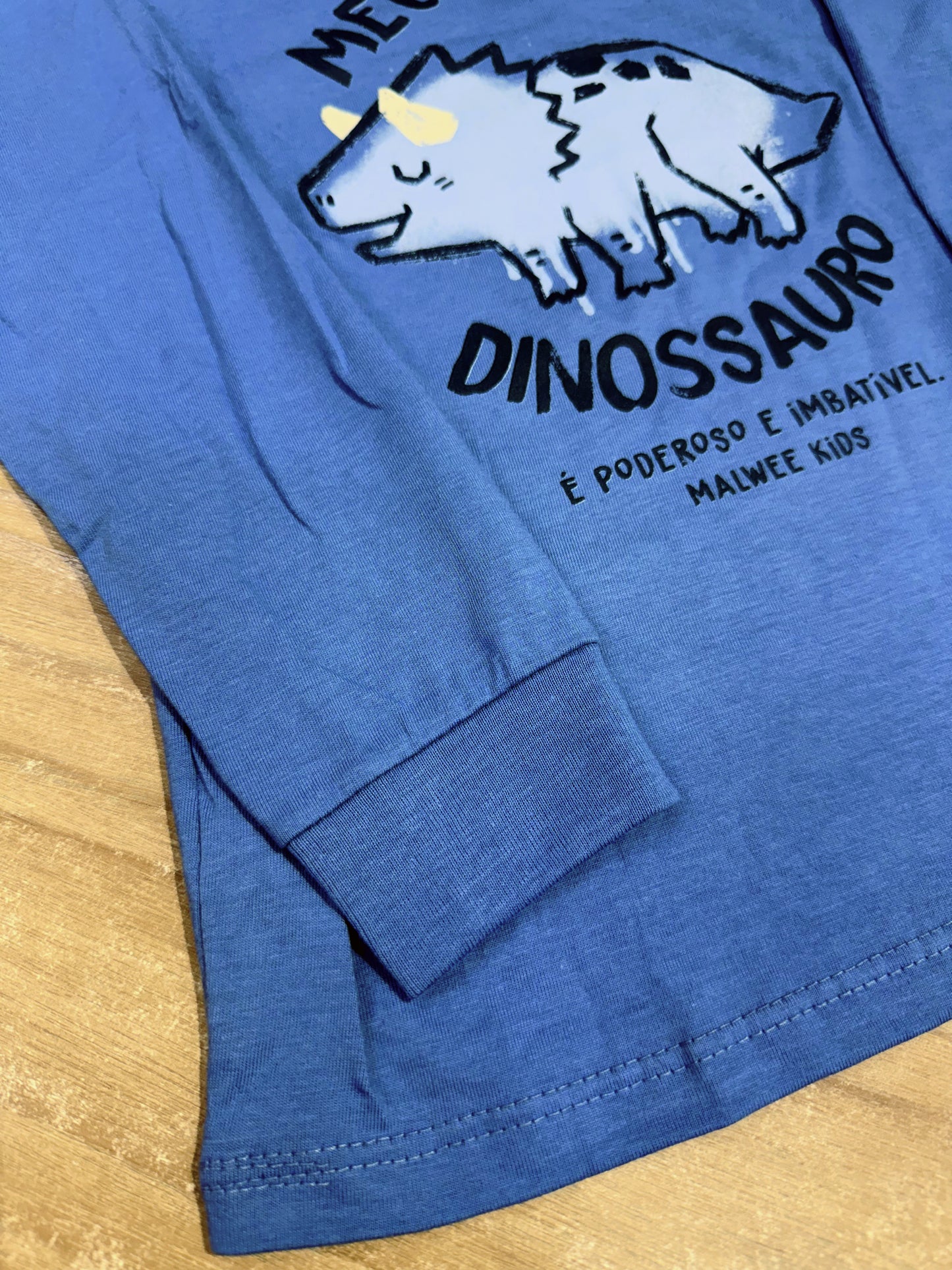 Conjunto Infantil Menino Meu Amigo Dinossauro Em Algodão
