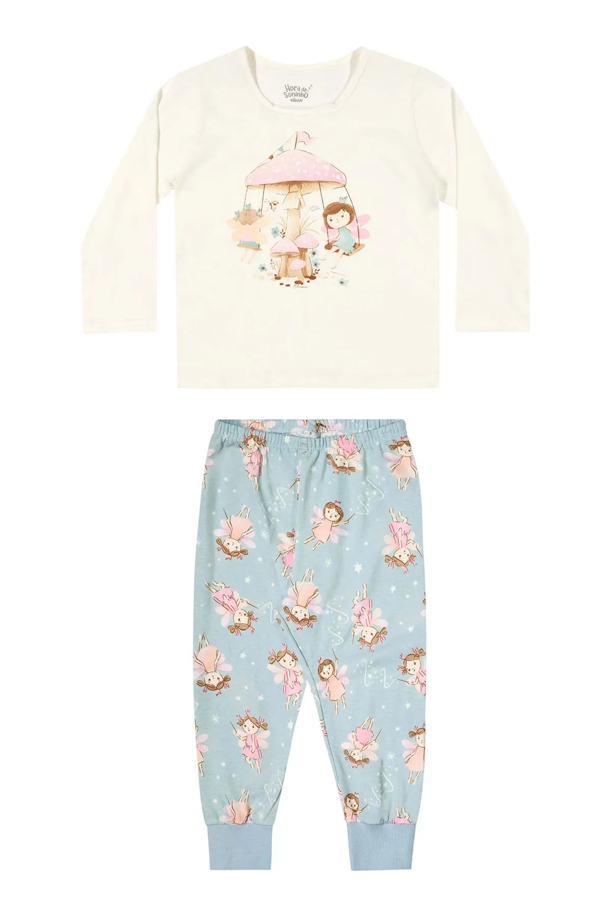 Pijama Infantil Fadas Brilha no Escuro
