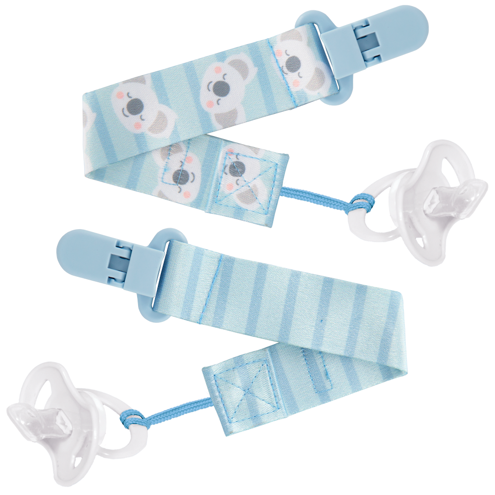 Kit Prendedor de Chupeta - Coala Azul