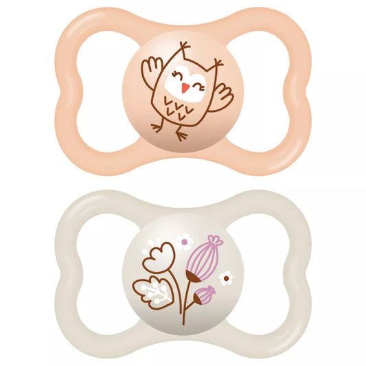 Chupeta Air 2 unidades 16m+ - Laranja/Bege