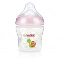 Mamadeira Boca Larga Bico Anatômico 180 ml - Rosa