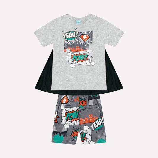 Pijama Infantil com Capa Menino