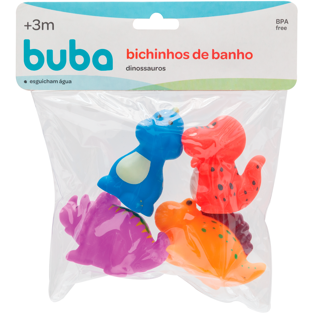 Bichinhos de Banho Dinossauros