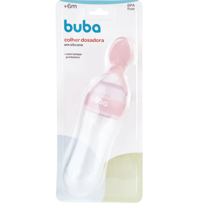 Colher Dosadora em Silicone 90 ml - Rosa