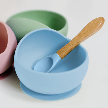 Bowl em Silicone Azul