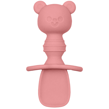 Kit Talheres Ursinho Rosa