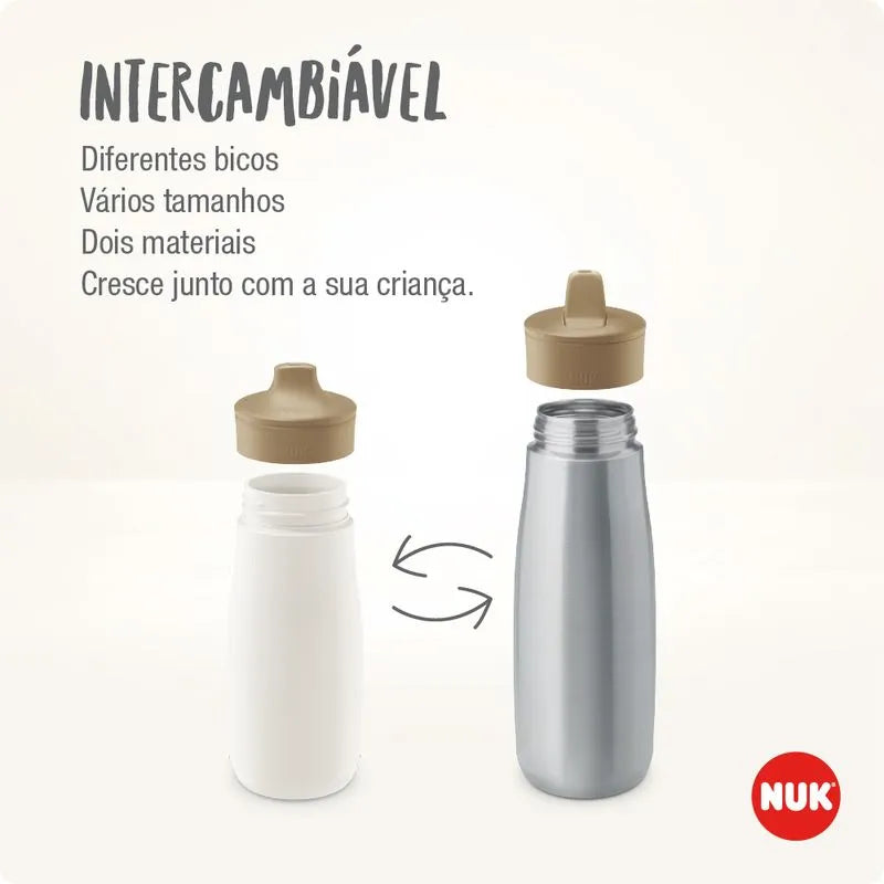 Copo de Treinamento Infantil Mini-Me Flip Inox Lilás