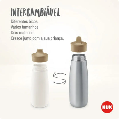 Copo de Treinamento Infantil Mini-Me Flip Inox Lilás