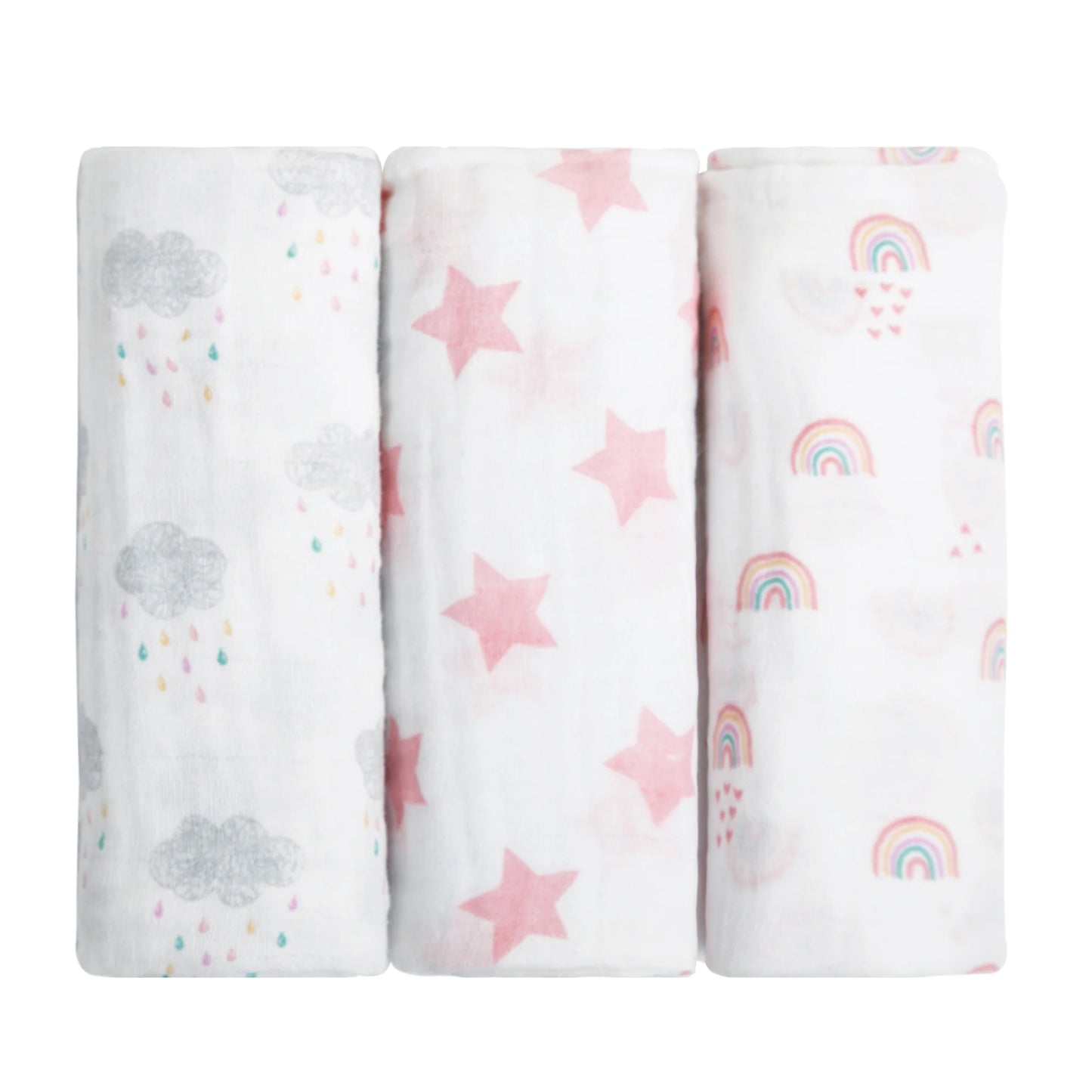 Cueiro Swaddle Soft Estampado - Rosa