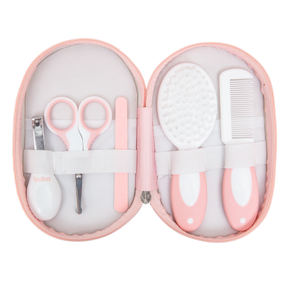 Kit Cuidados com Estojo Rosa