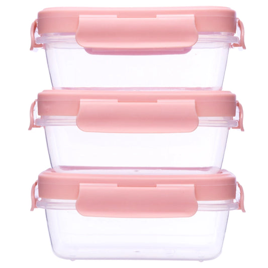 Kit Potinhos Herméticos Rosa