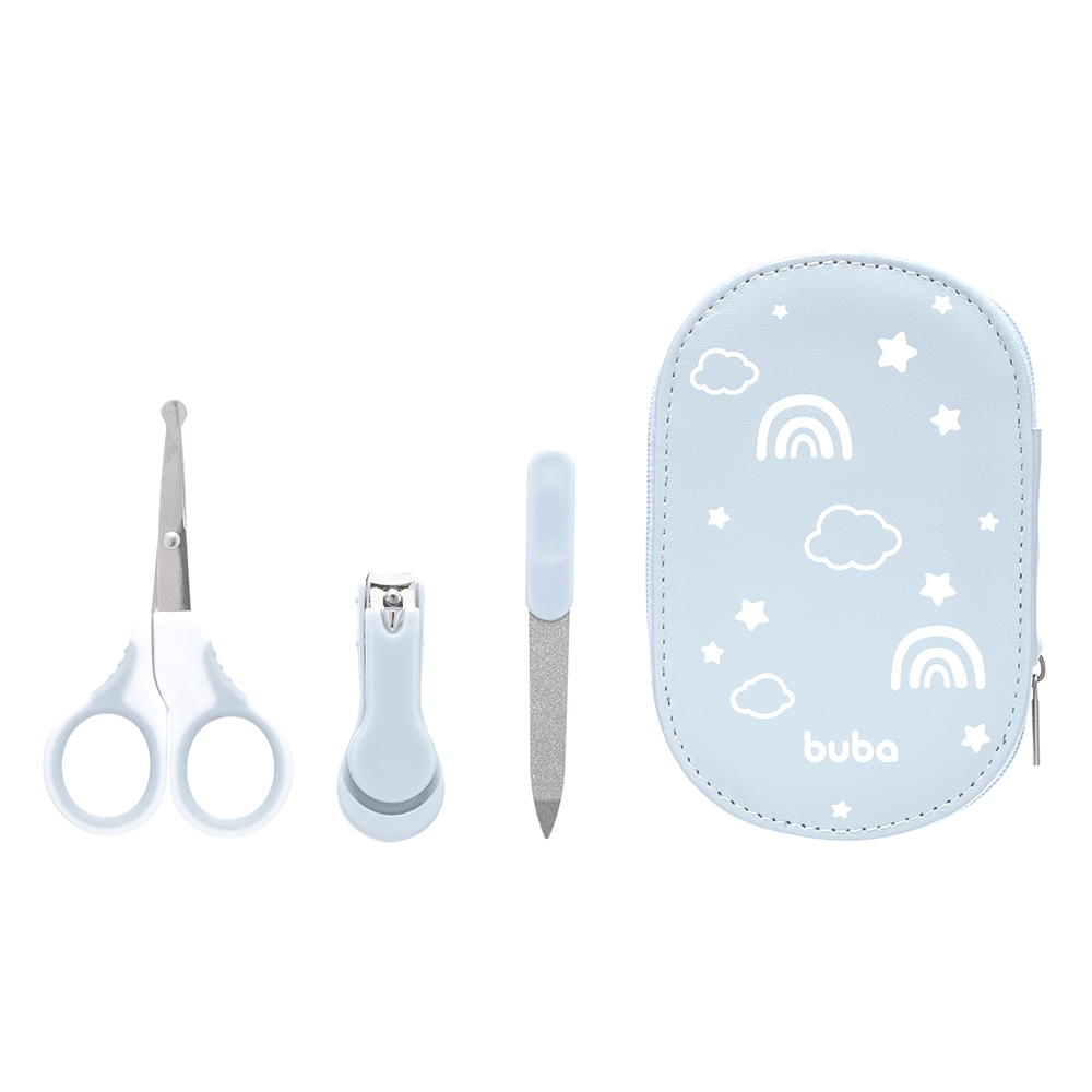 Kit Manicure com Estojo - Azul