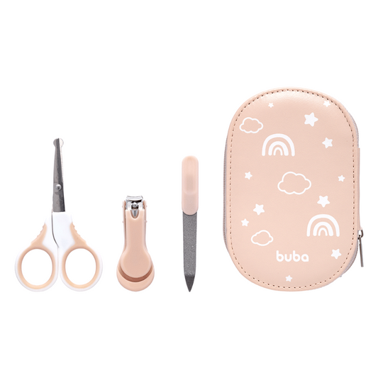 Kit Manicure com Estojo - Rosa