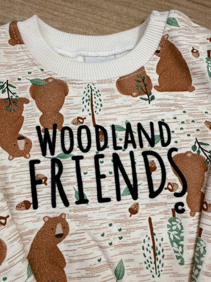 Conjunto Menino Blusão Estampa Flock Em Moletom Flanelado