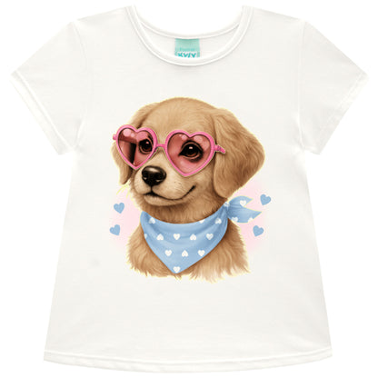 Pijama Infantil Menina - Dog Azul