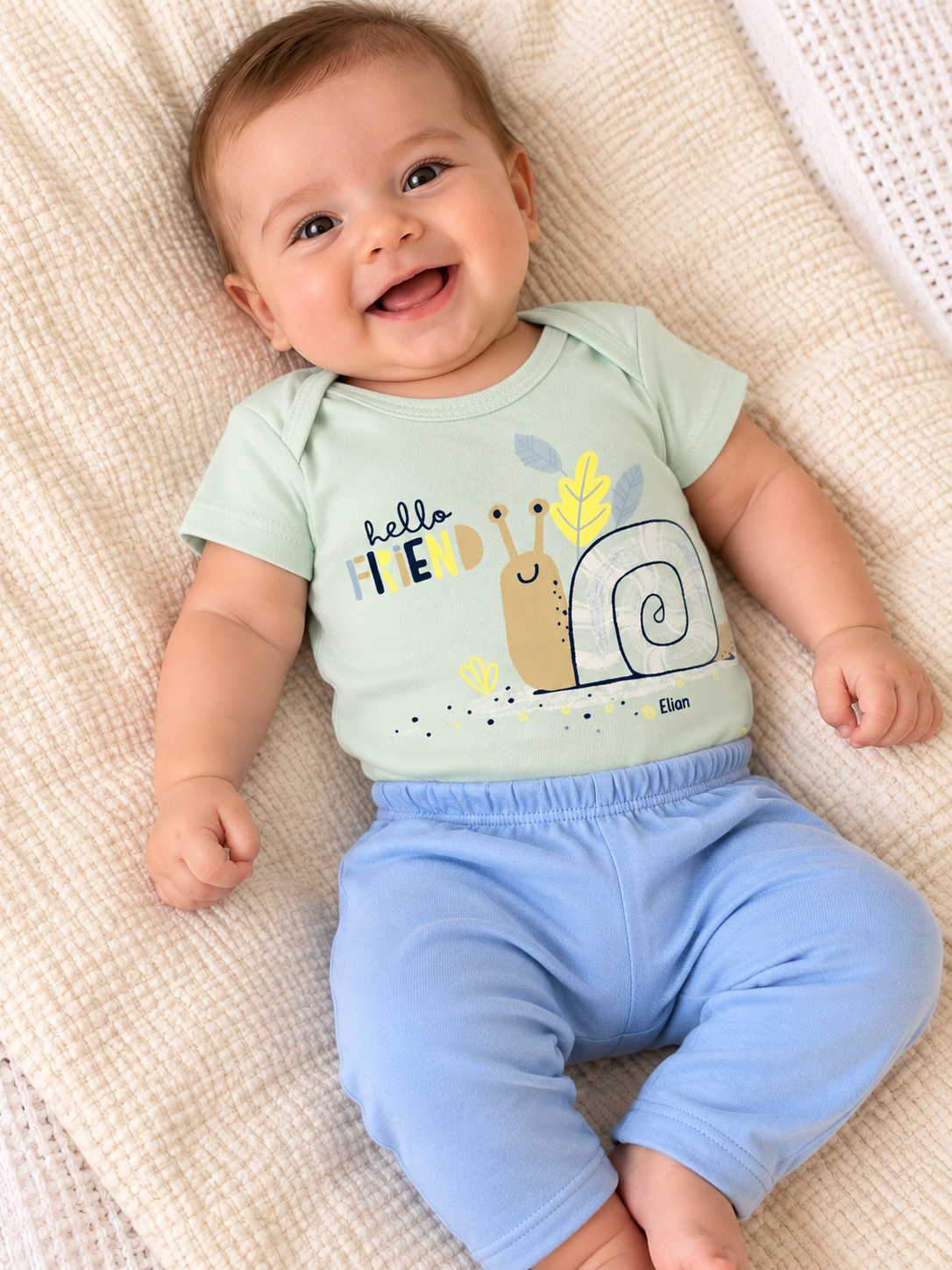 Kit 3 peças - 2 Body + Calça Caracol