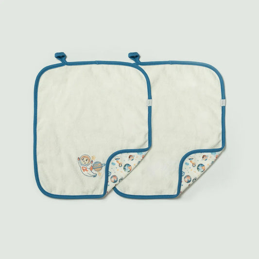 Kit 2 Babinhas Espacial - Azul