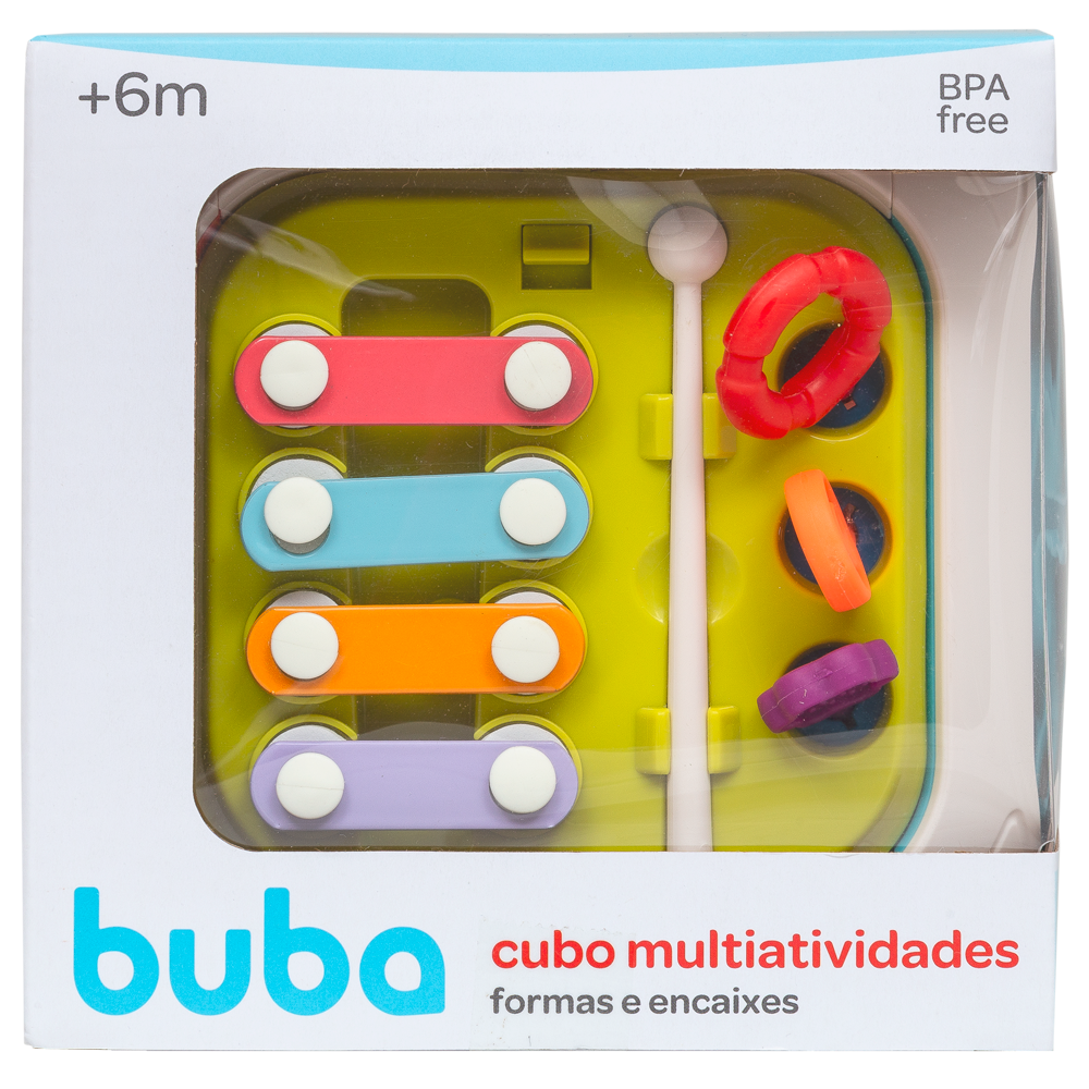 Cubo Multiatividades Formas e Encaixes