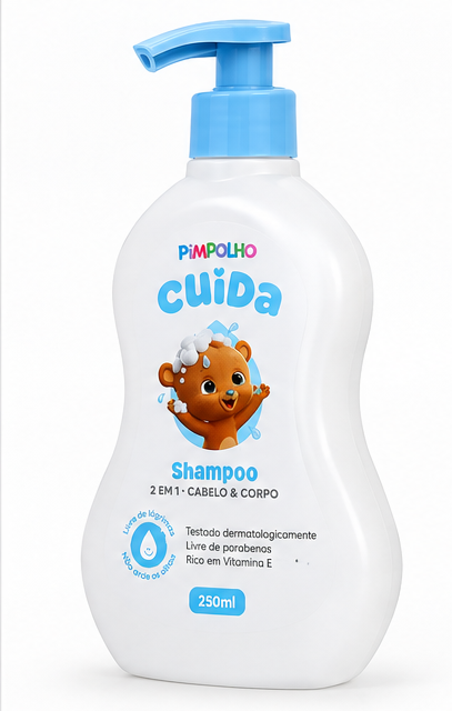 Shampoo Pimpolho 2 em 1 - Cabelo e Corpo