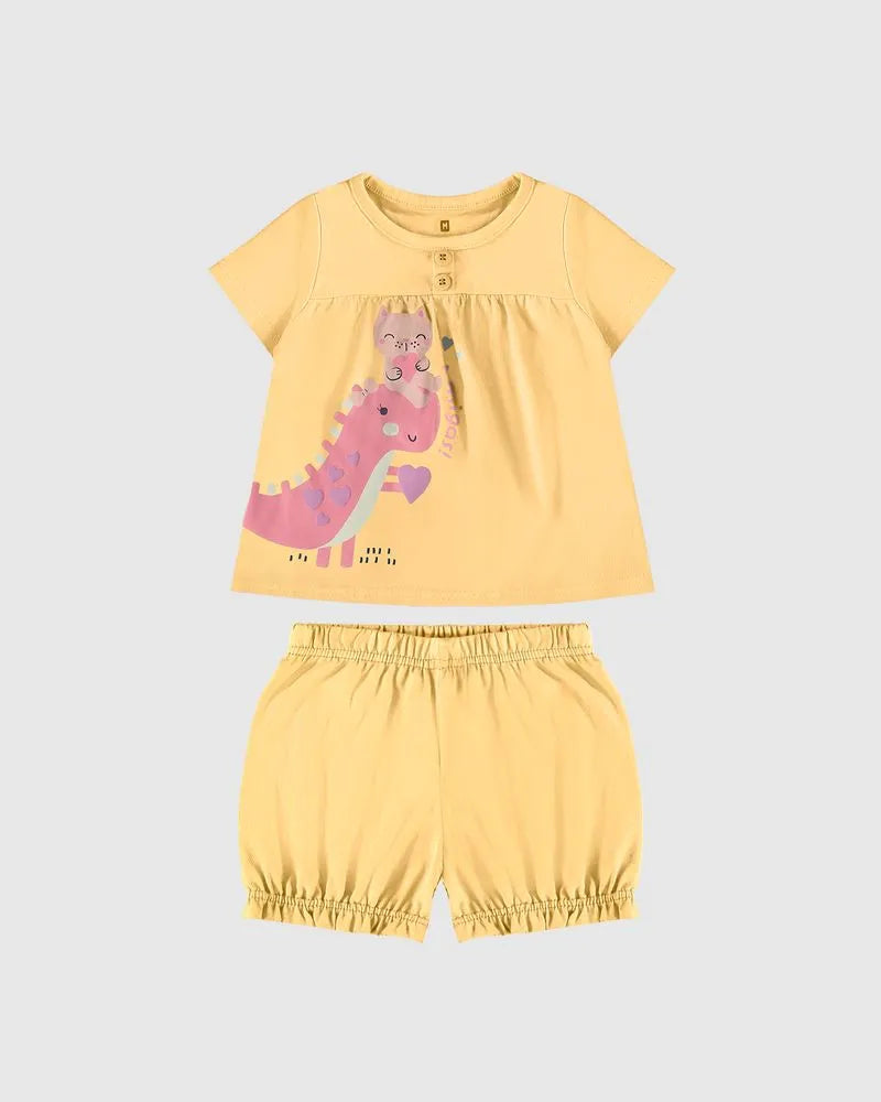 Conjunto Infantil Menina Comfy Amigas