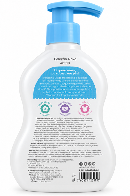 Shampoo Pimpolho 2 em 1 - Cabelo e Corpo