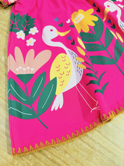 Vestido Flamingo - Rosa