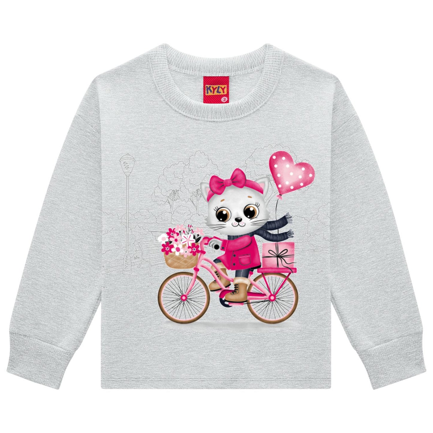 Conjunto Infantil Gatinha no Parque