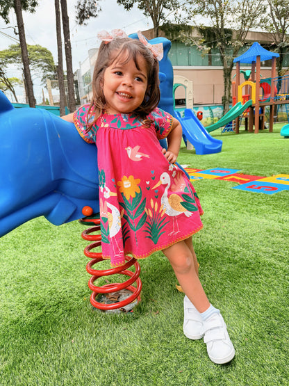 Vestido Flamingo - Rosa