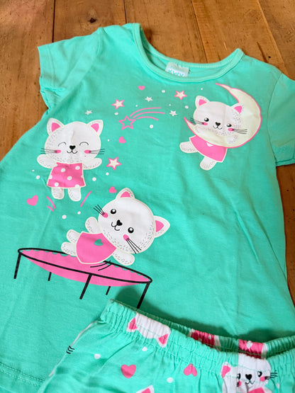 Pijama Infantil Menina - Gatinha